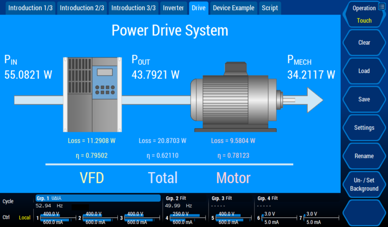 Custom Menu - Power Drive System