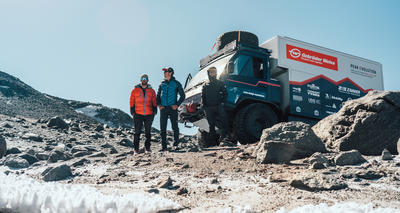 Project PEAK EVOLUTION - Altitude World Record with TERREN for an electric truck