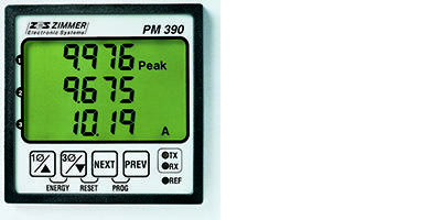 PM390 - Electronic Power- and Energy Meters for Panel and Rail Mounting